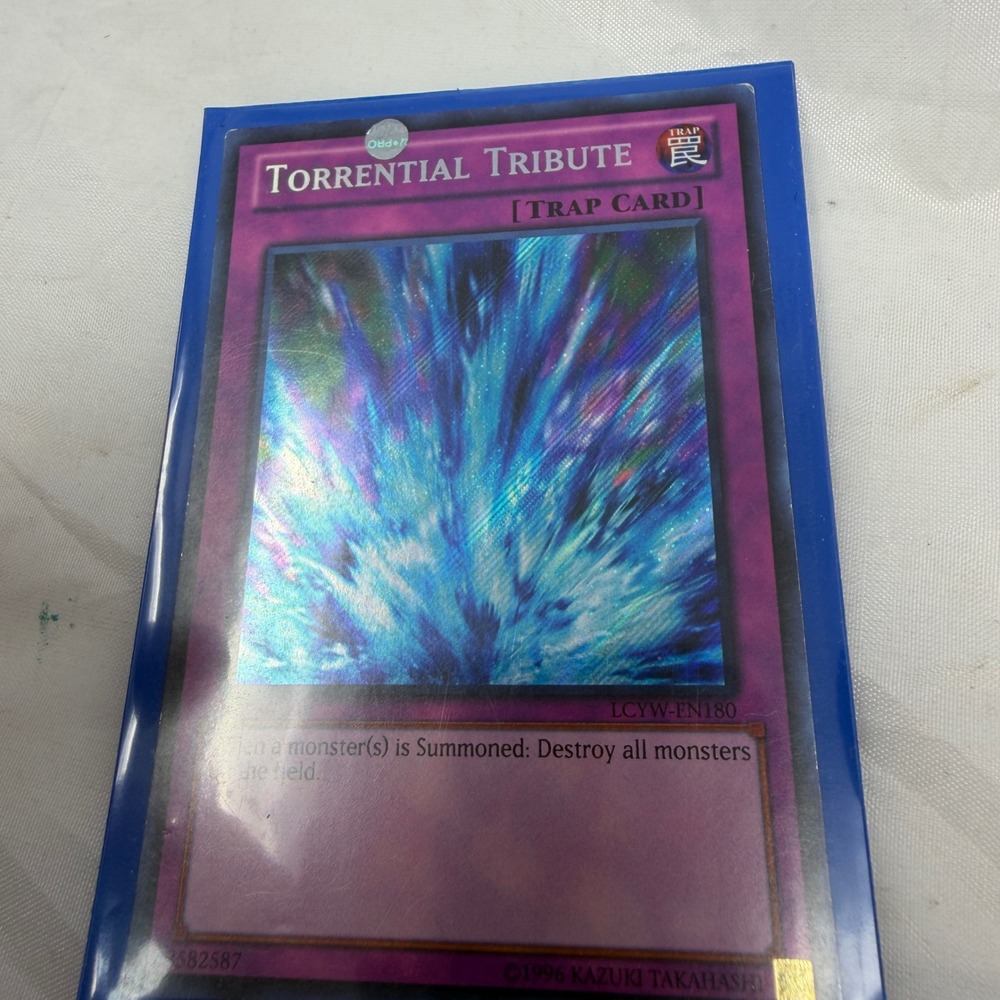 Yu-Gi-Oh Torrential Tribute LCYW-EN180 Ultra Rare 1st Edition Trap Card